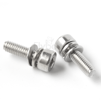 304不锈钢A2-50内六角圆柱头带平弹垫组合螺钉Q/DM-05