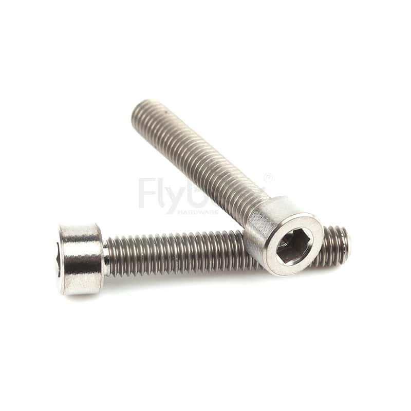 内六角圆柱头全牙无滚花螺钉