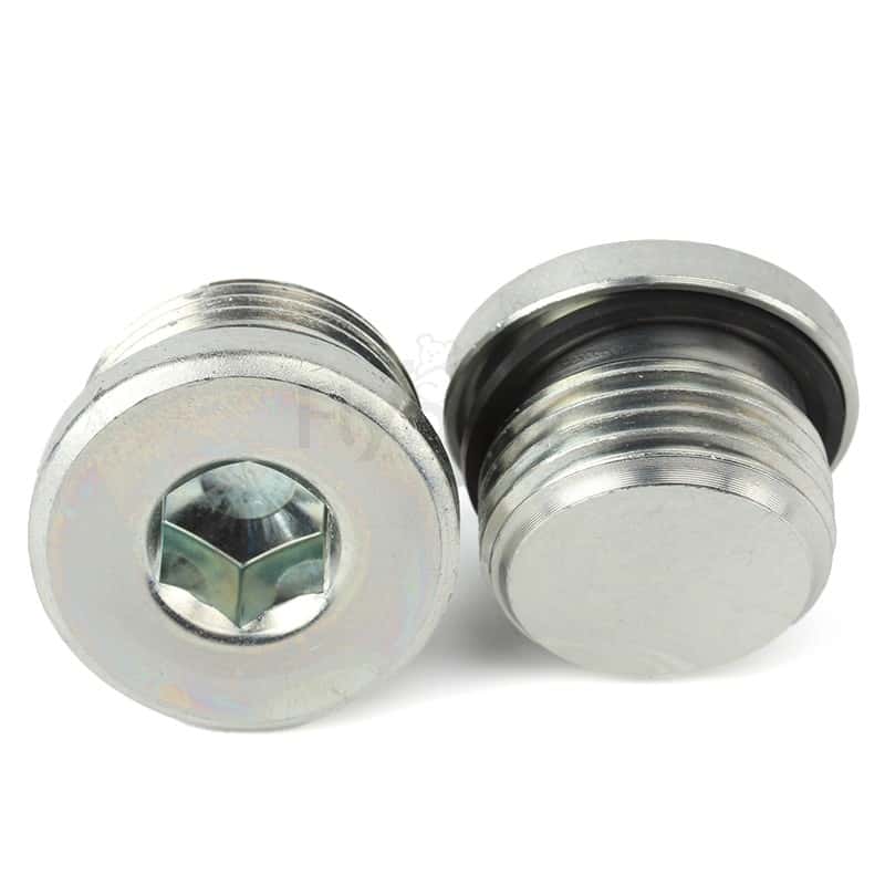 35K碳钢环保彩锌72h厚8μm定制螺柱堵头定制D6514