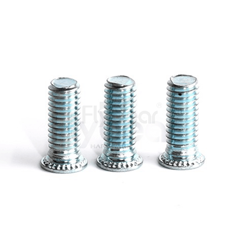 碳钢9.8级蓝白锌定制压铆螺钉