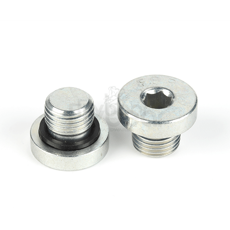 35K蓝白锌(≥8μm)定制内六角螺塞定制D5712