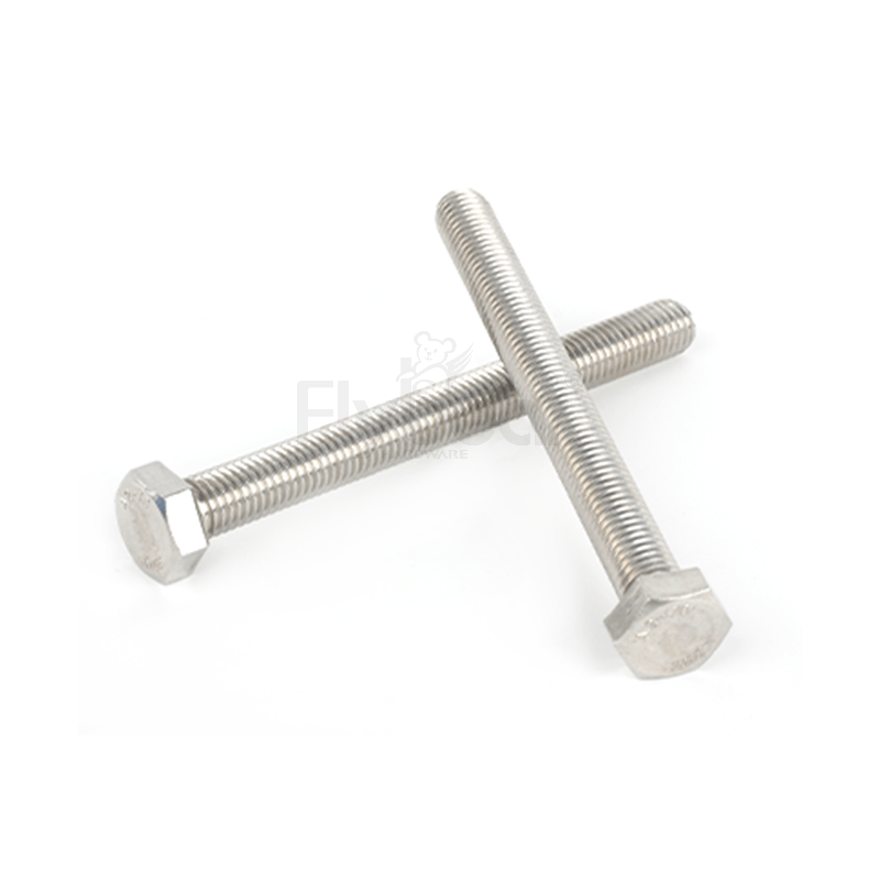 304不锈钢A2-70外六角全牙螺栓DIN933