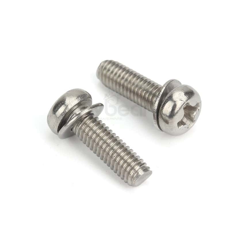 十字槽盘头带平垫组合螺钉