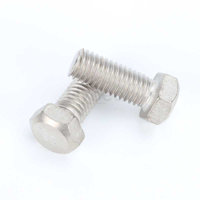 A193.B7合金钢镀镍外六角全牙螺栓ASME/ANSIB18.2.1Table2