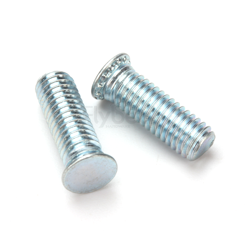 10B21碳钢蓝白锌压铆螺钉FH
